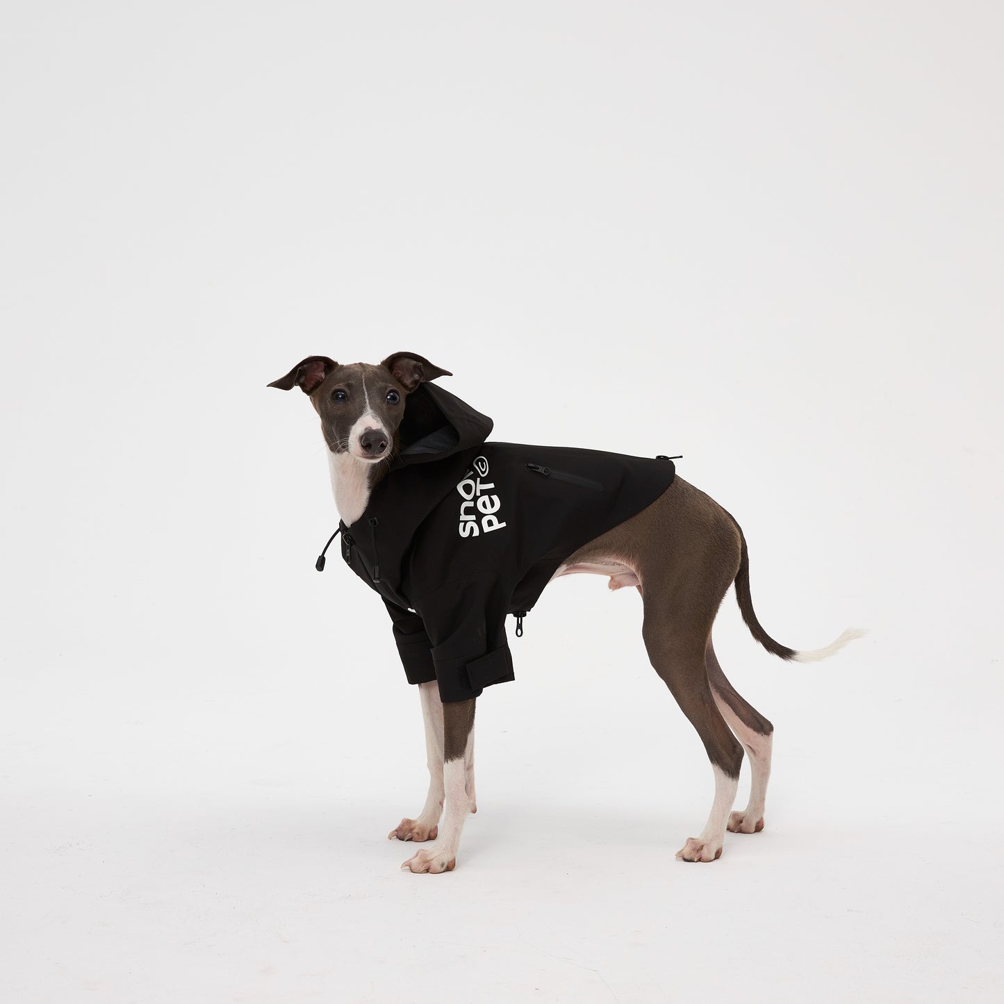 TPO Dog Long Soft Shell Rain Coat Jacket Waterproof