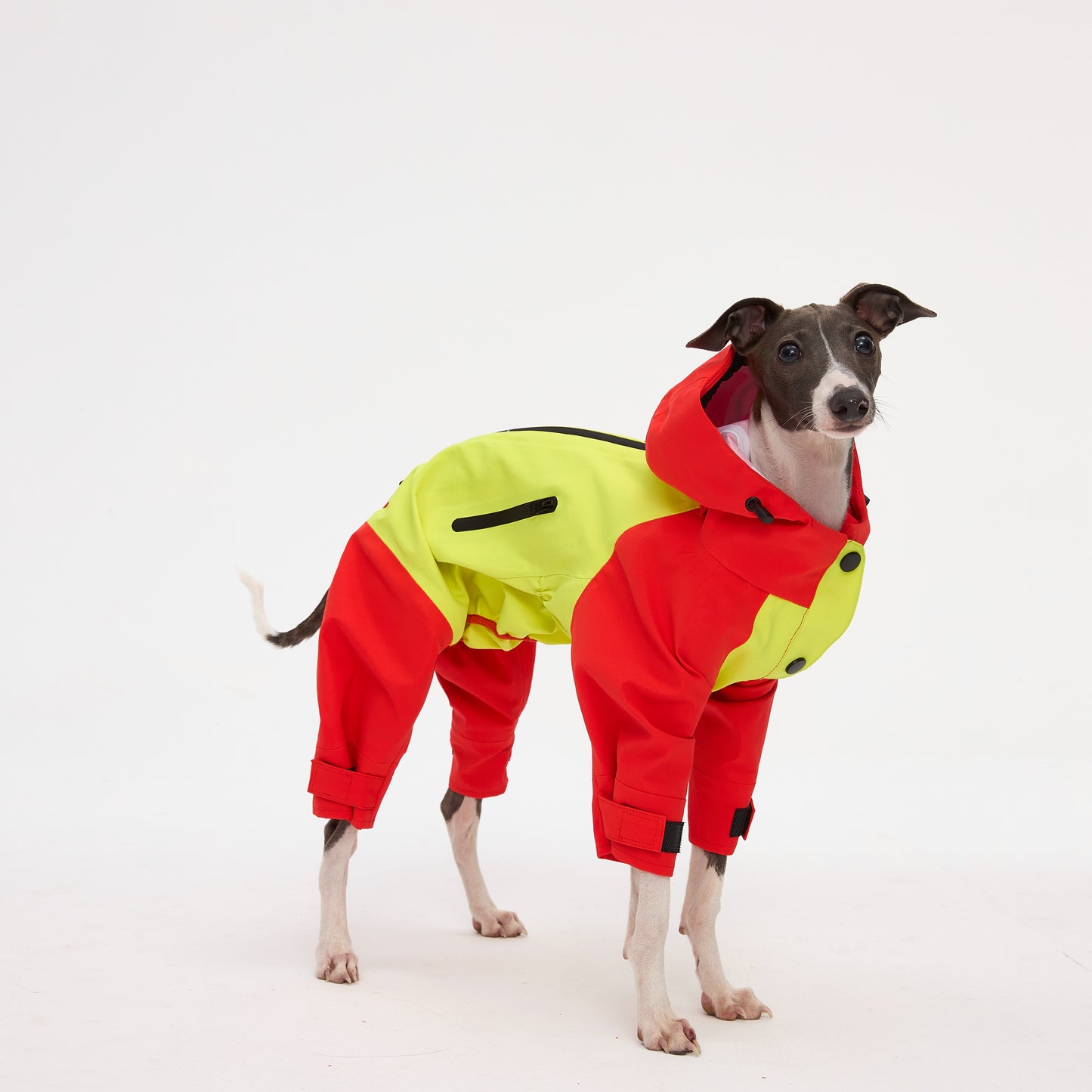 TPO Dog Long Soft Shell Rain Coat Jacket Waterproof